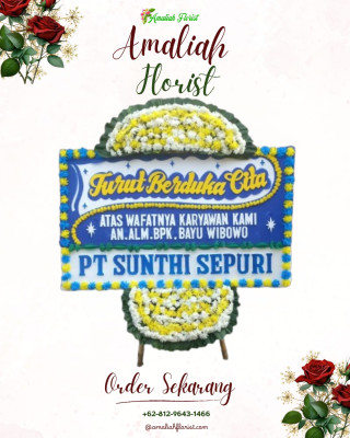 Papan Bunga Duka di Kerinci