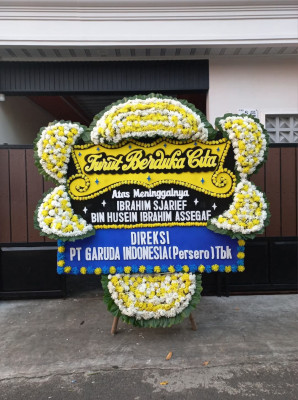 Papan Bunga Duka di Kerinci